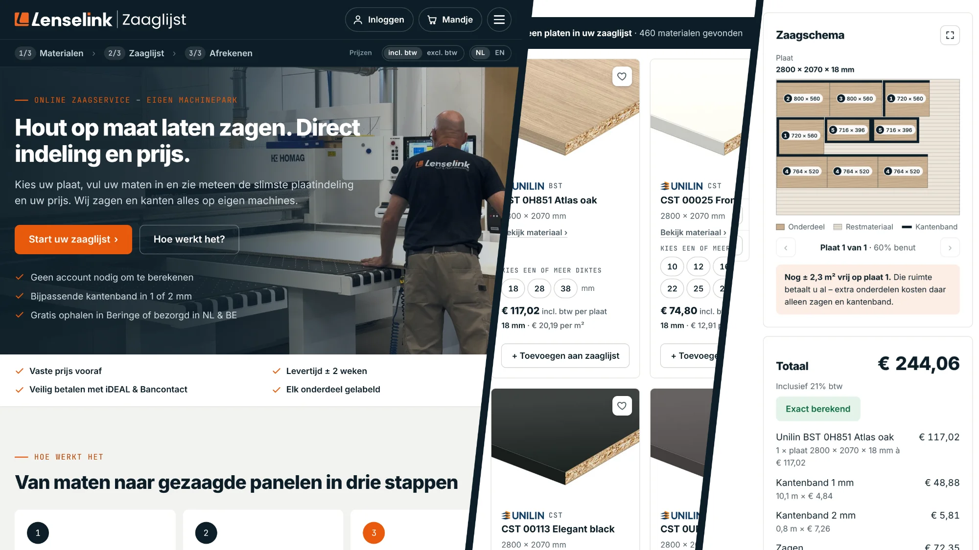 Lenselink Zaaglijst in 3 stappen
